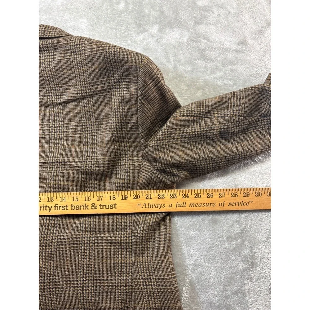 Brooks Brothers Made USA‎ Glen Plaid Wool Sport Coat Blazer